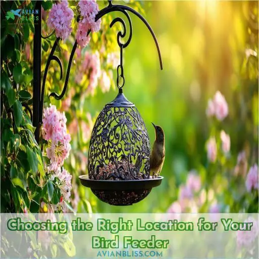 Choosing the Right Location for Your Bird Feeder