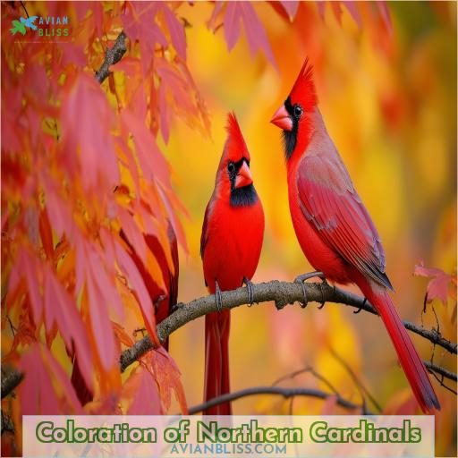Coloration of Northern Cardinals