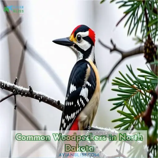Common Woodpeckers in North Dakota