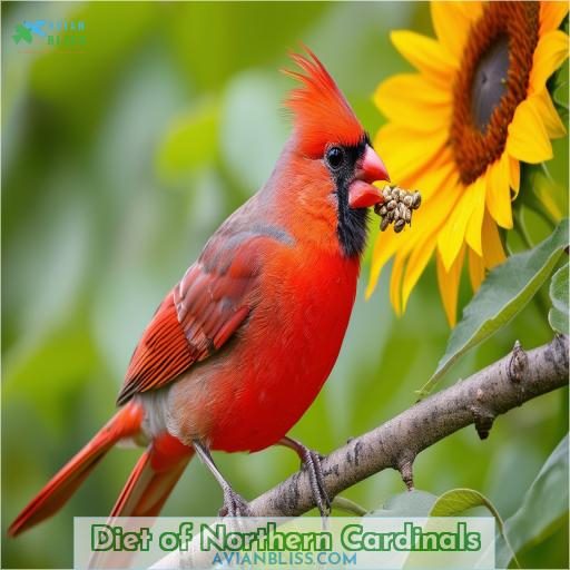 Diet of Northern Cardinals