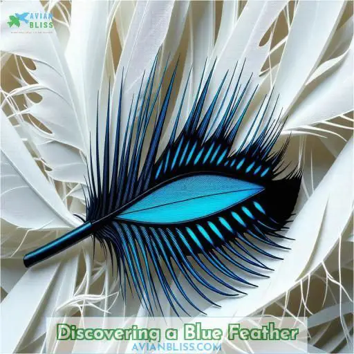 Discovering a Blue Feather