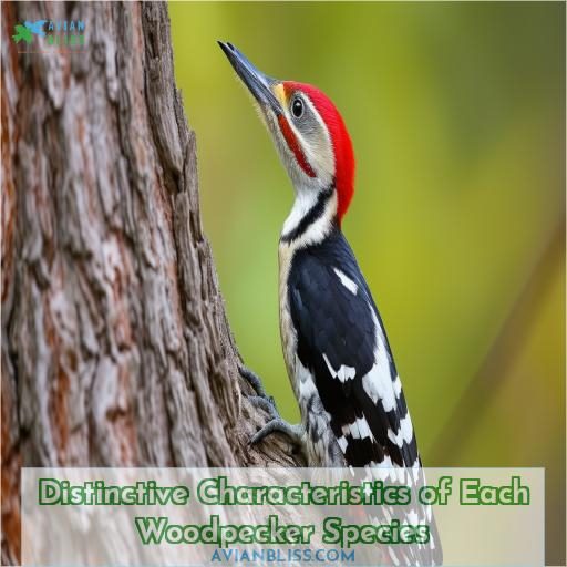Distinctive Characteristics of Each Woodpecker Species