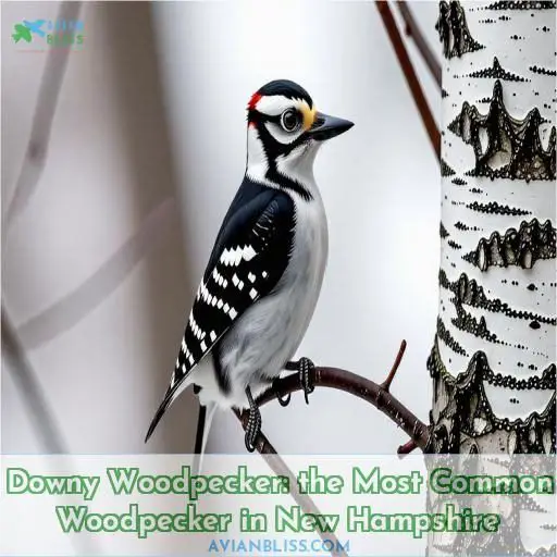 Downy Woodpecker: the Most Common Woodpecker in New Hampshire
