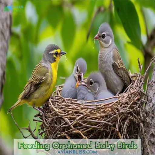 Feeding Orphaned Baby Birds