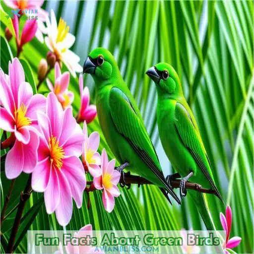 Fun Facts About Green Birds