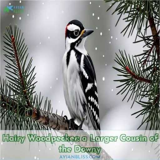 Hairy Woodpecker: a Larger Cousin of the Downy