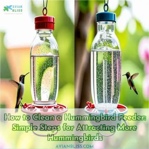 how to clean a hummingbird feeder