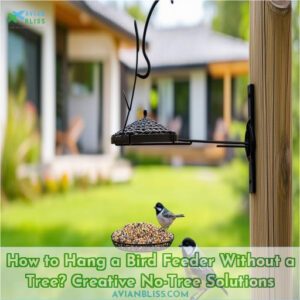 how to hang a bird feeder without a tree