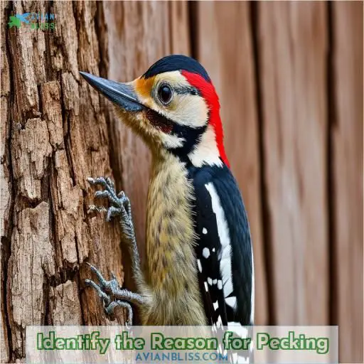 Identify the Reason for Pecking