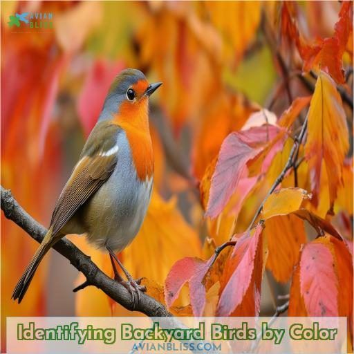 Identifying Backyard Birds by Color