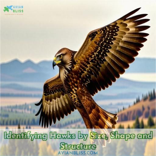 Identifying Hawks by Size, Shape and Structure