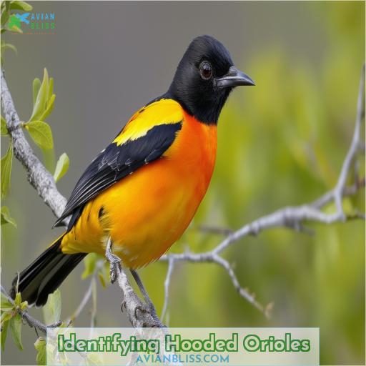 Identifying Hooded Orioles