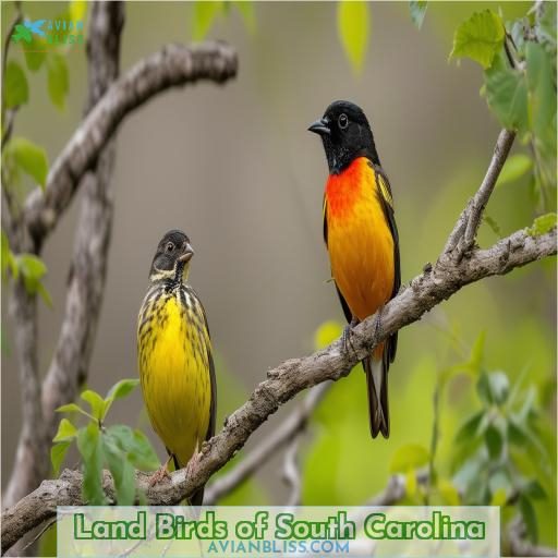Land Birds of South Carolina