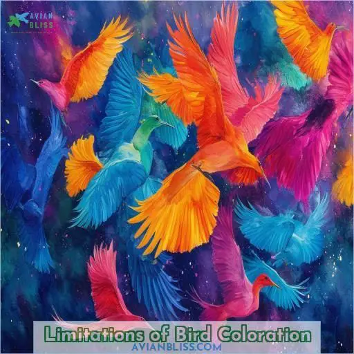 Limitations of Bird Coloration