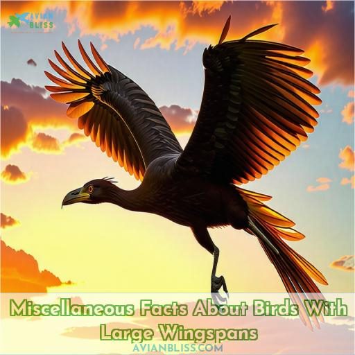 Miscellaneous Facts About Birds With Large Wingspans