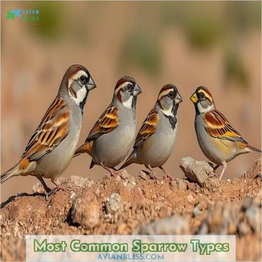 Most Common Sparrow Types