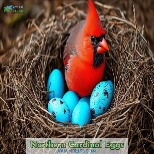 Northern Cardinal Eggs
