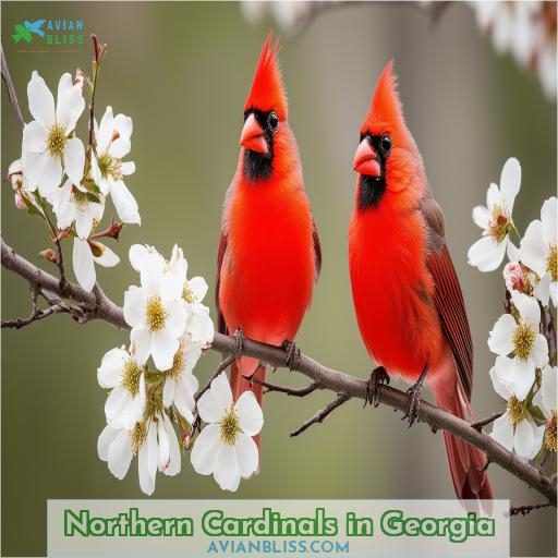 Northern Cardinals in Georgia
