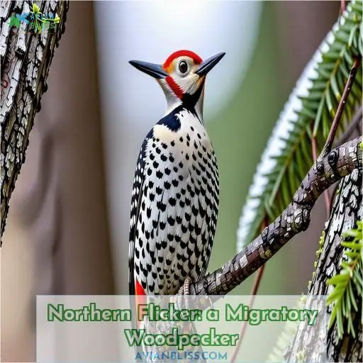 Northern Flicker: a Migratory Woodpecker