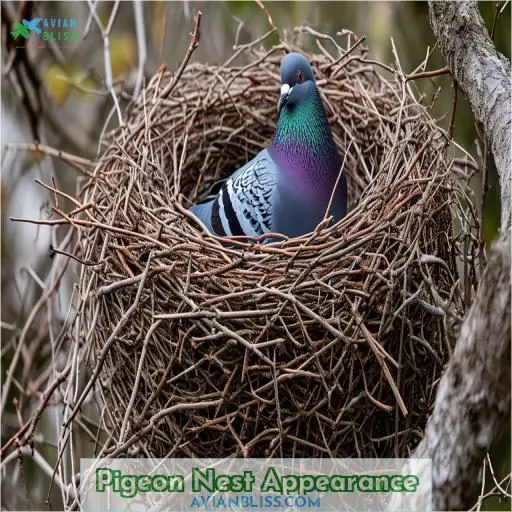 Pigeon Nest Appearance