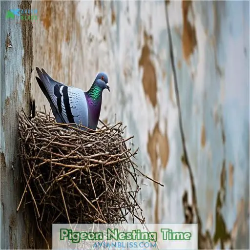 Pigeon Nesting Time