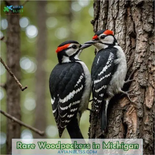 Rare Woodpeckers in Michigan
