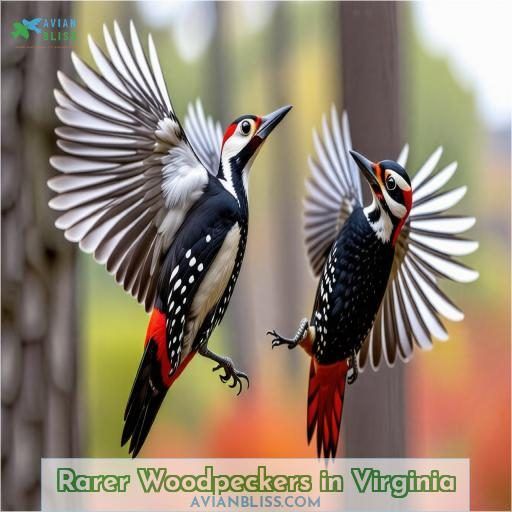 Rarer Woodpeckers in Virginia