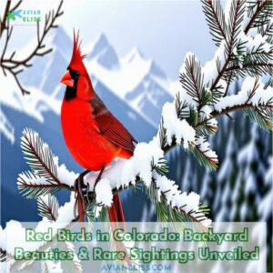 red birds in colorado