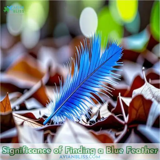 Significance of Finding a Blue Feather