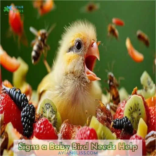 Signs a Baby Bird Needs Help