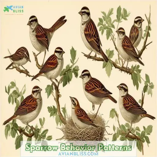 Sparrow Behavior Patterns