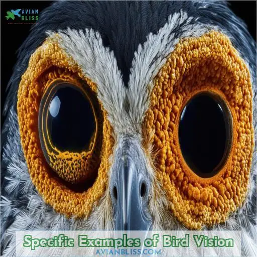 Specific Examples of Bird Vision