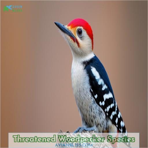 Threatened Woodpecker Species