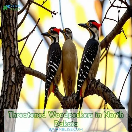Threatened Woodpeckers in North Dakota