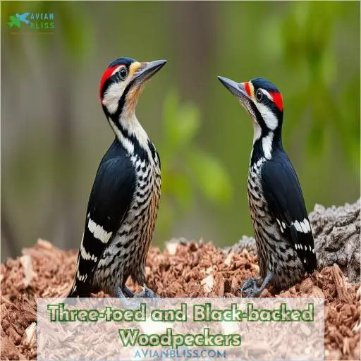 Three-toed and Black-backed Woodpeckers