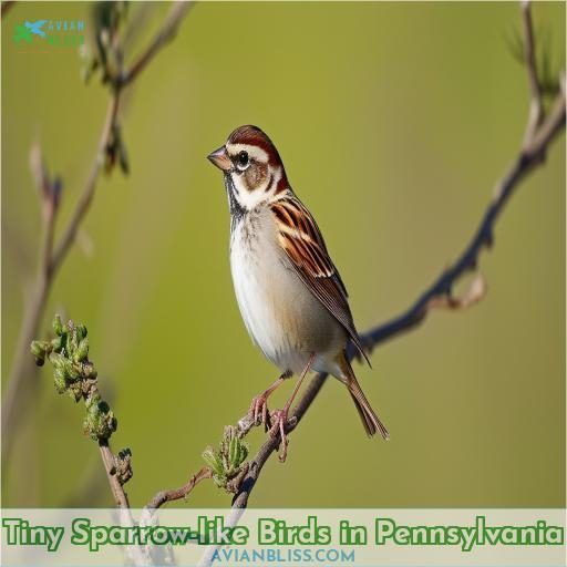 Tiny Sparrow-like Birds in Pennsylvania