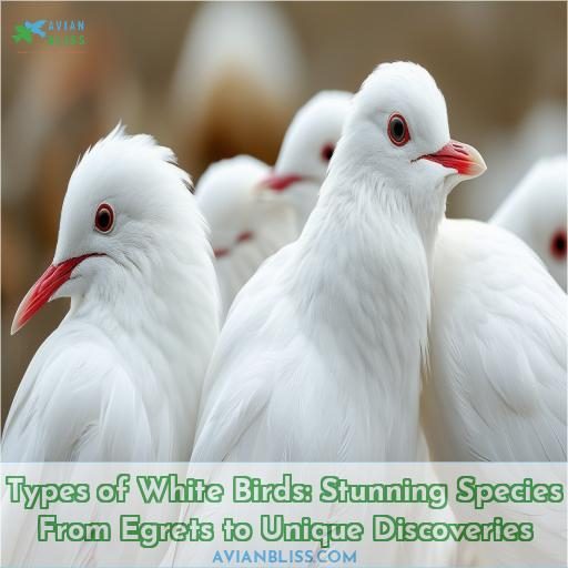 types of white birds