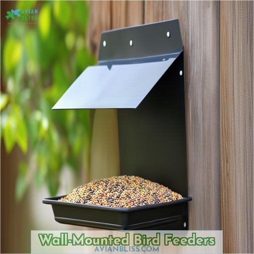 Wall-Mounted Bird Feeders