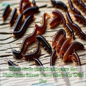 what birds eat mealworms