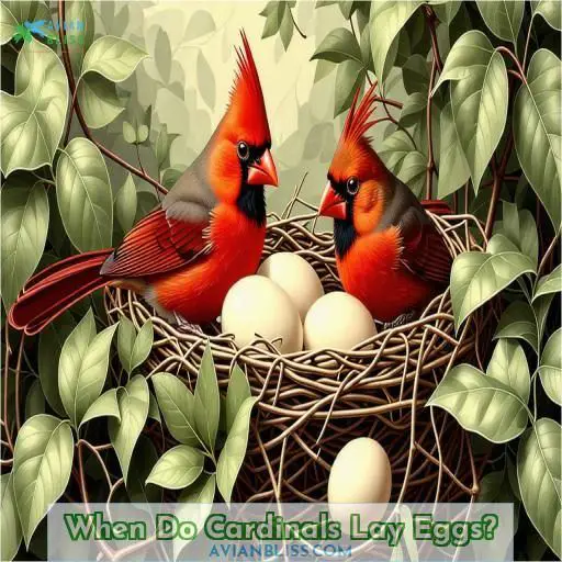 When Do Cardinals Lay Eggs