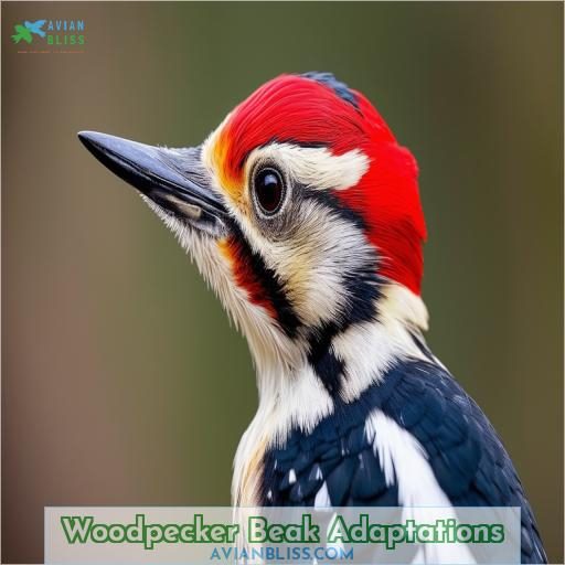 Woodpecker Beak Adaptations