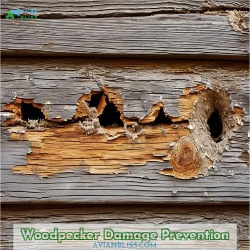 Woodpecker Damage Prevention