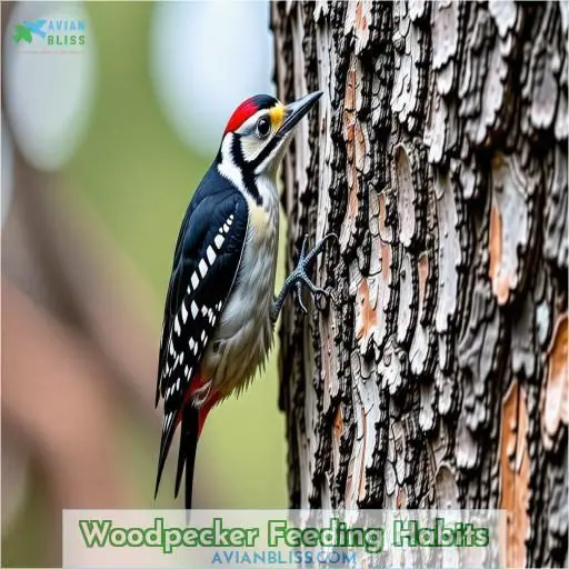 Woodpecker Feeding Habits