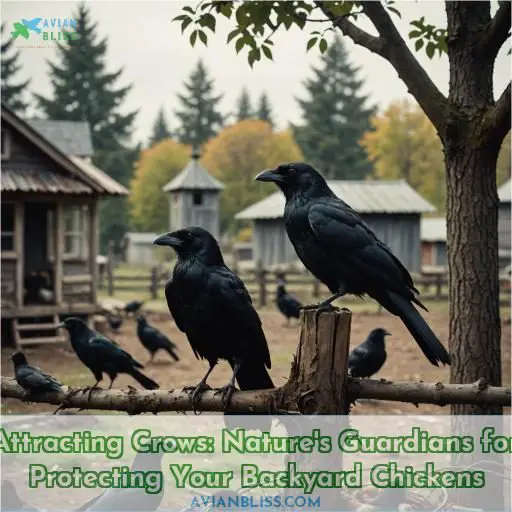 attracting crows to protect chickens