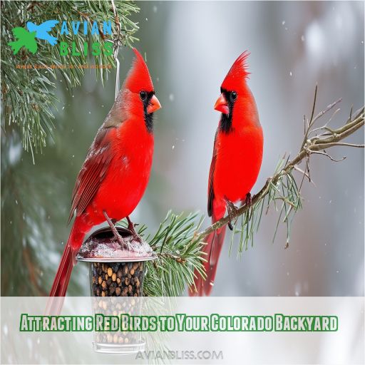 Attracting Red Birds to Your Colorado Backyard