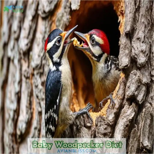 Baby Woodpecker Diet