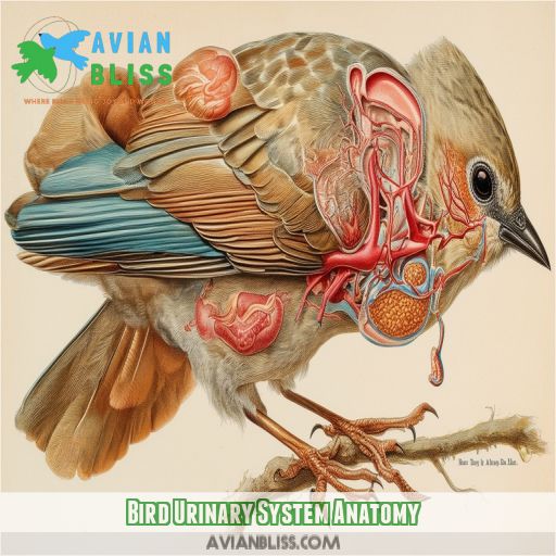 Bird Urinary System Anatomy