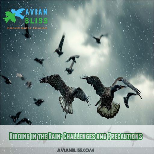 Birding in the Rain: Challenges and Precautions