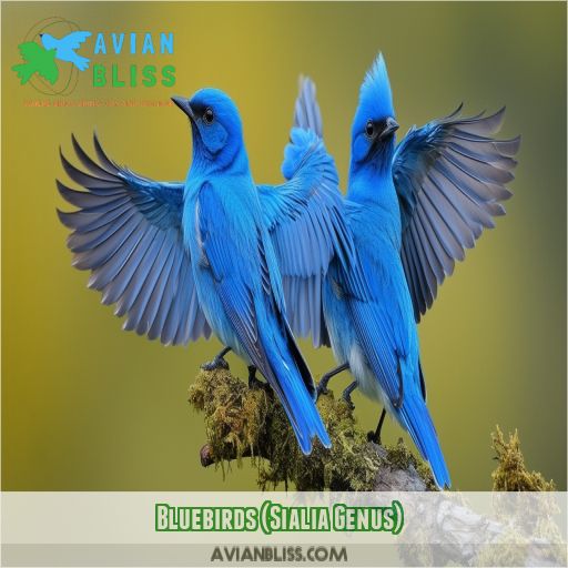Bluebirds (Sialia Genus)