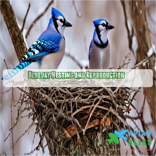 Bluejay Nesting and Reproduction
